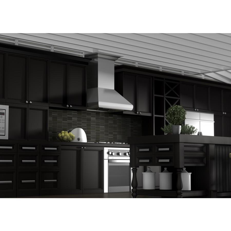 ZLINE 30" Professional Wall Range Hood, Stainless Steel, 587CRN-30
