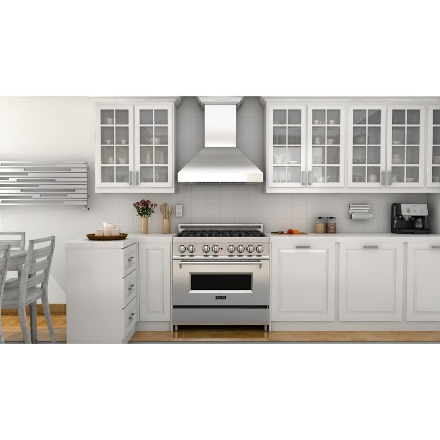 ZLINE 30" Professional Wall Range Hood, Stainless Steel, 597CRN-30