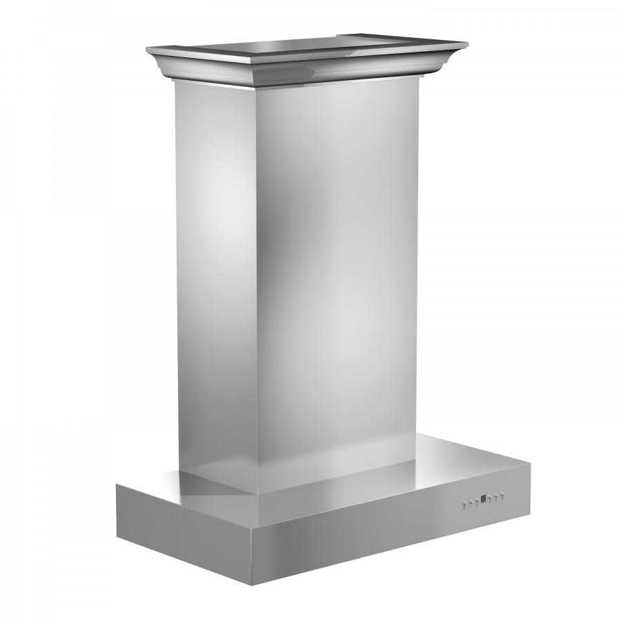 ZLINE 30" Professional Wall Range Hood, Stainless Steel, KECOMCRN-30