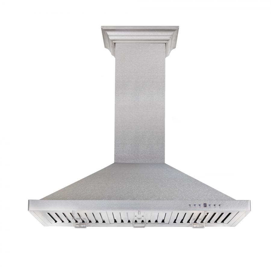 ZLINE 30" Snow Finished Stainless Steel Wall Mount Range Hood, 8KBS-30