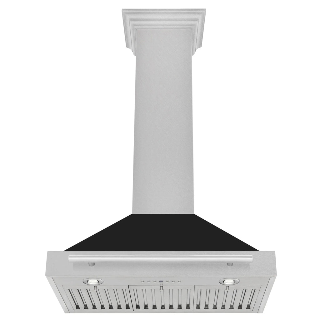 ZLINE 30" Stainless Range Hood Shell, Stainless Handle KB4SNX-BLM-30