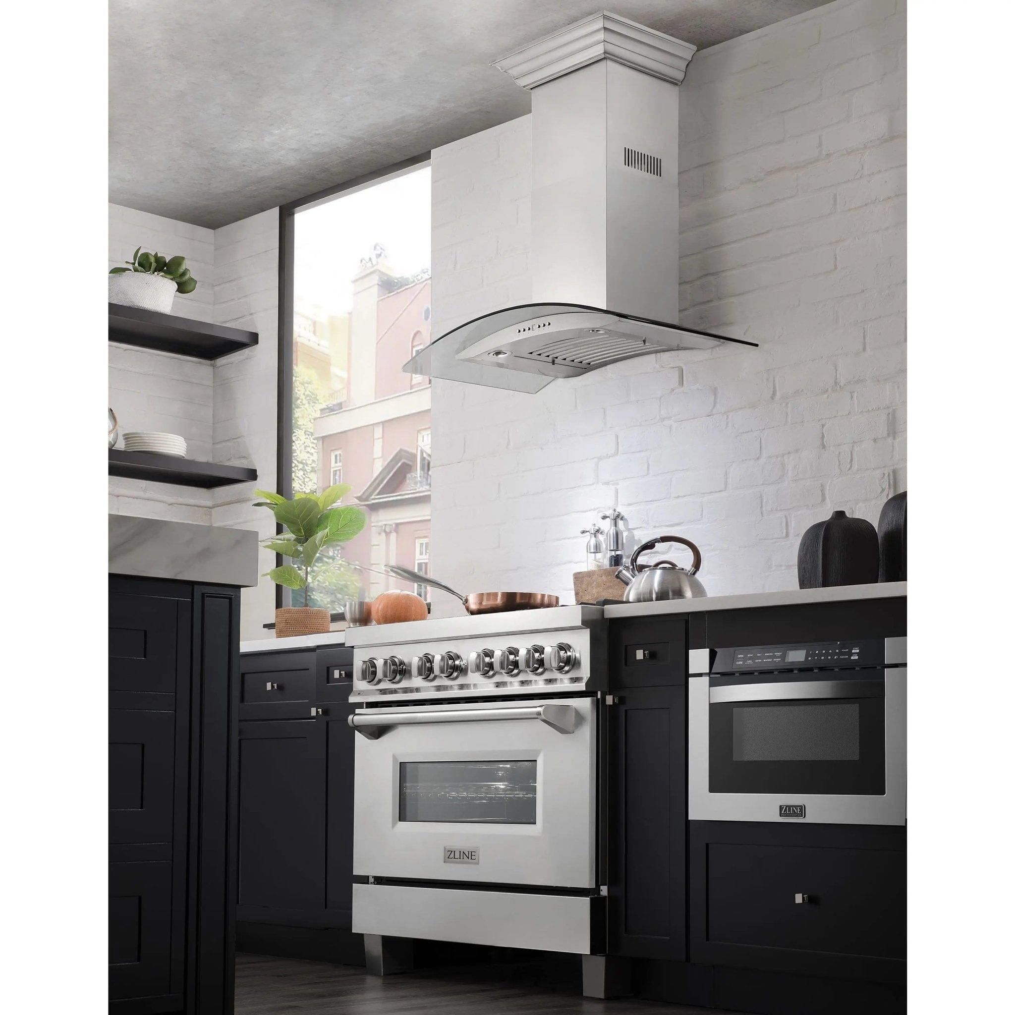 ZLINE 30" Stainless Steel Wall Range Hood KN4-30