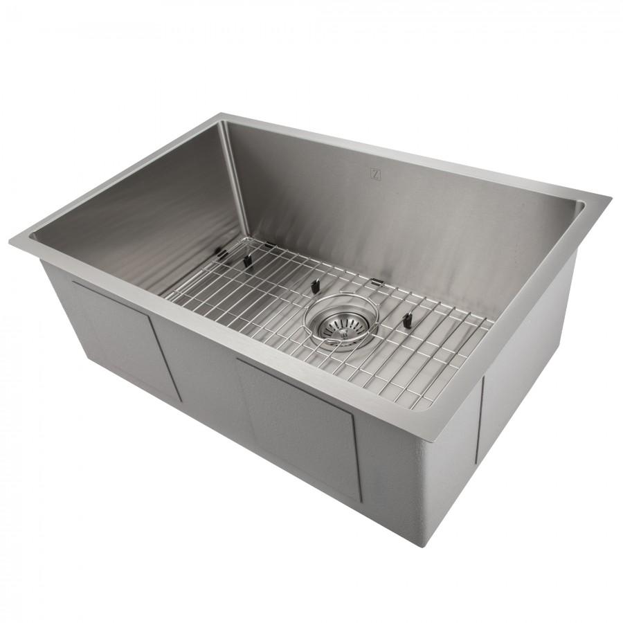 ZLINE 30" Undermount Single Bowl Sink in Stainless Steel, SRS-30
