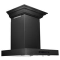 ZLINE 30" Wall Mount Range Hood, Black Stainless Steel, BSKENCRN-30