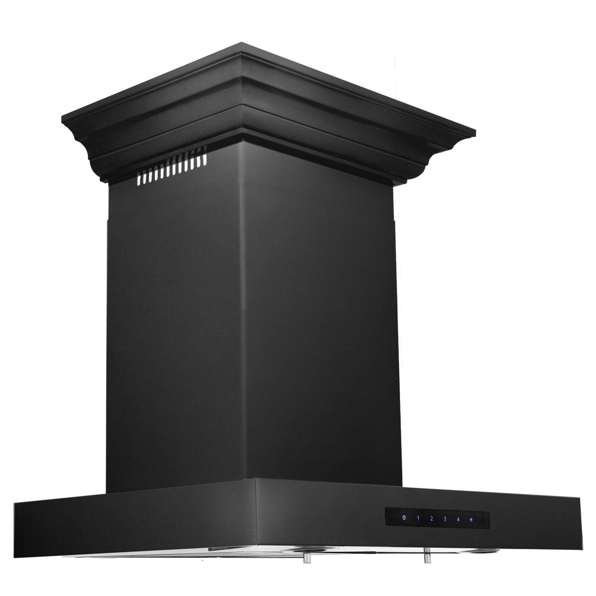 ZLINE 30" Wall Mount Range Hood, Black Stainless Steel, BSKENCRN-30