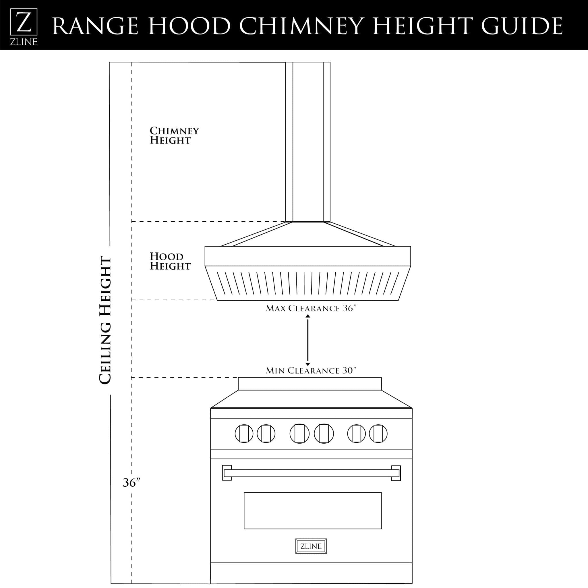 ZLINE 30" Wall Range Hood. DuraSnow Stainless, Mirror Accents, 655MR-30