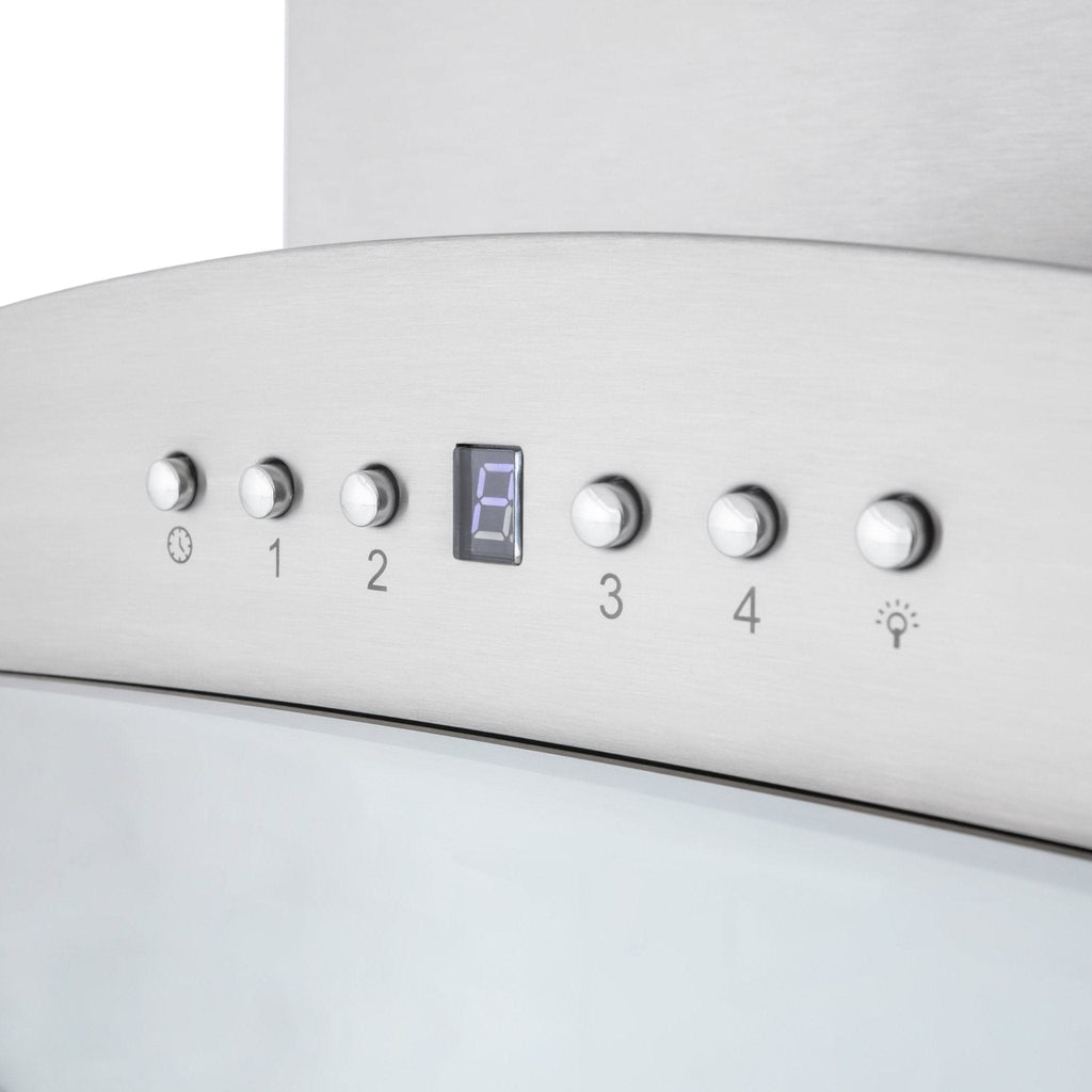 ZLINE 30" Wall Range Hood, Stainless, Bluetooth Speakers, KNCRN-BT-30