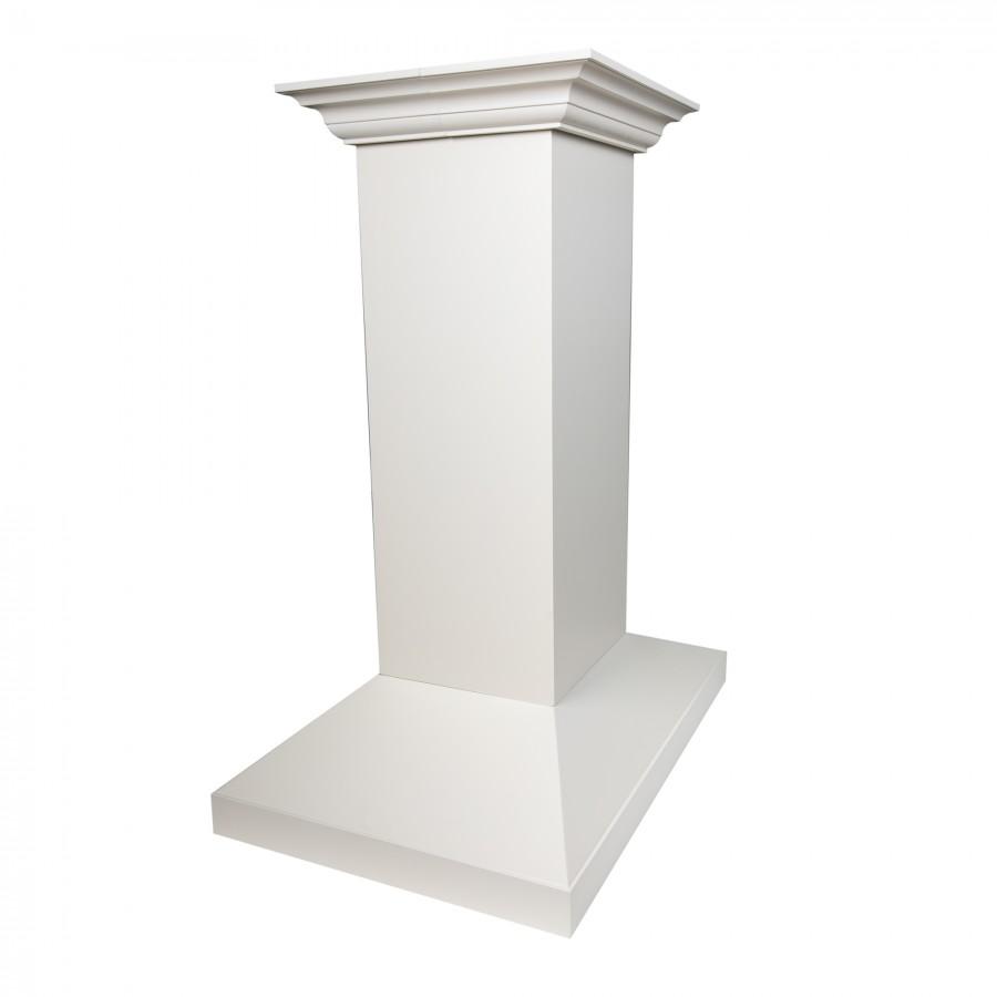 ZLINE 30" Wooden Island Range Hood in Cottage White, KBiTT-30