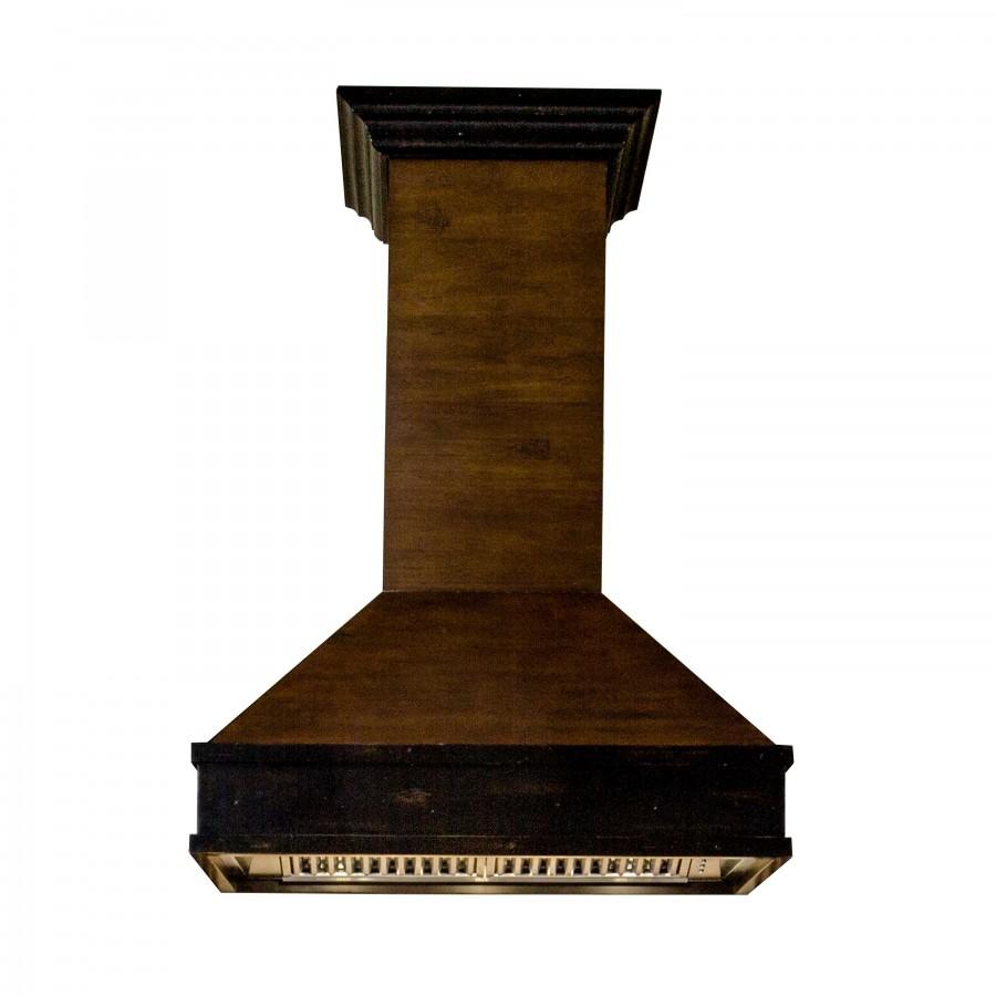 ZLINE 30" Wooden Wall Range Hood, Hamilton, Remote Motor, 329AH-RD-30