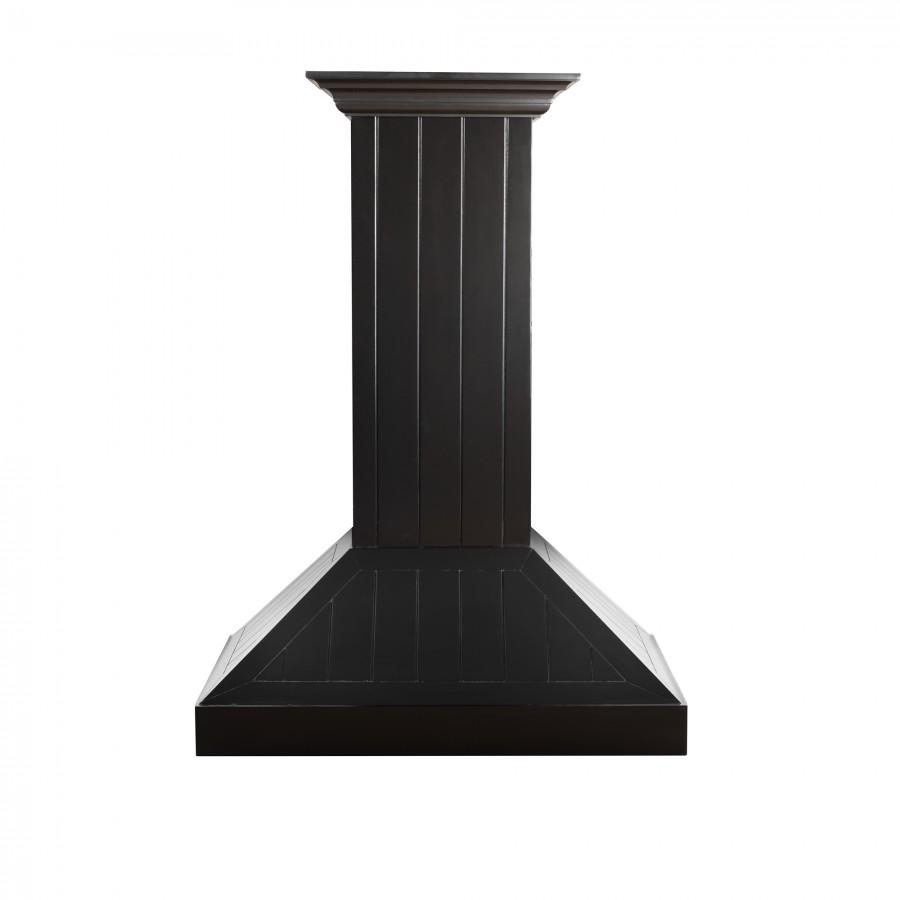 ZLINE 30" Wooden Wall Range Hood in Black - KPCC-30