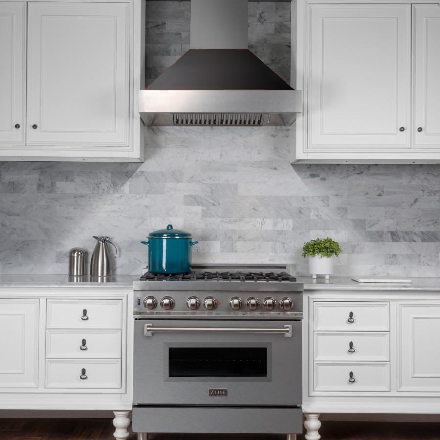 ZLINE 30" ZLINE DuraSnow Wall Range Hood, Oil Rubbed Shell, 8654ORB-30