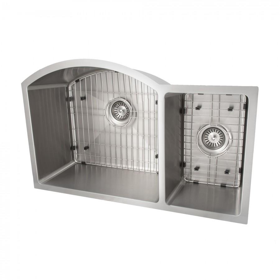 ZLINE 33" Undermount Double Bowl Sink in Stainless Steel, SC70D-33