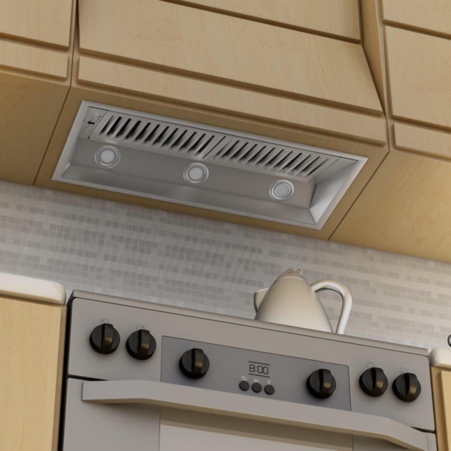 ZLINE 34" Stainless Steel Under Cabinet Range Hood Insert, 698-34