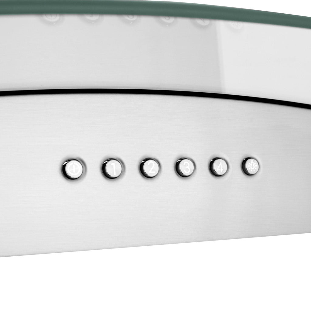 ZLINE 36" Alpine Island Range Hood, Stainless Steel, ALP70IS-36