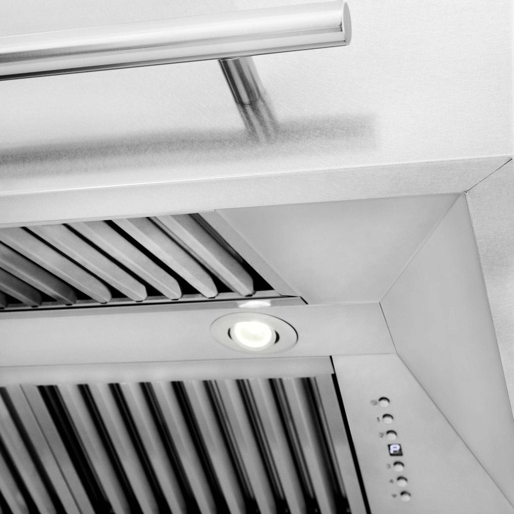 ZLINE 36" Autograph DuraSnow Stainless Steel Wall Range Hood 8654SNX-36