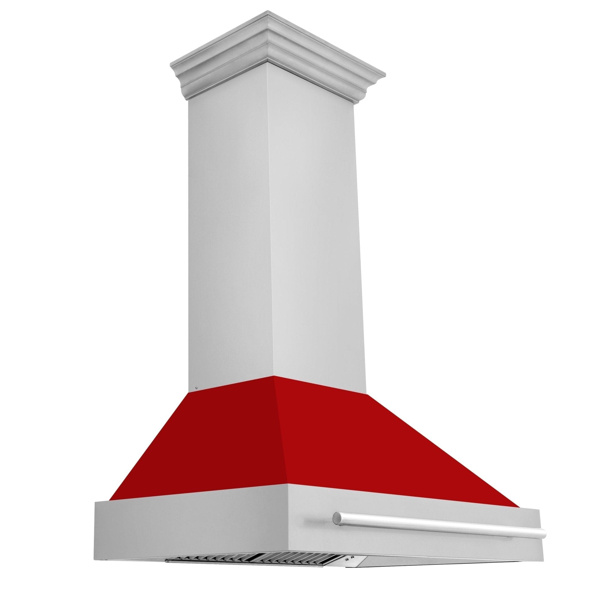 ZLINE 36" Autograph Stainless Red Matt Wall Range Hood 8654STX-RM-36