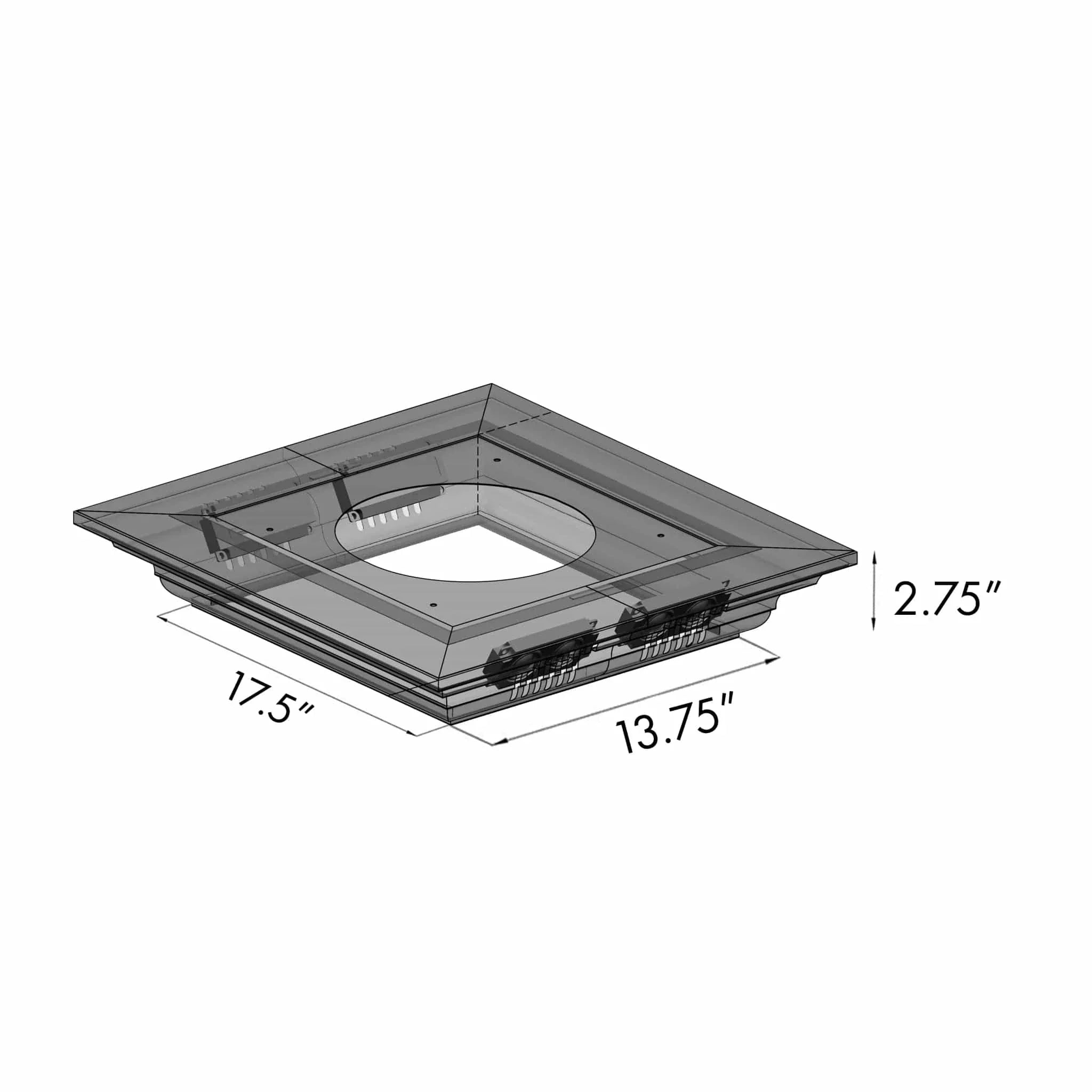 ZLINE CrownSound‚ Ducted Vent Island Mount Range Hood in Stainless Steel, Built-in Bluetooth Speakers, KL3iCRN-BT