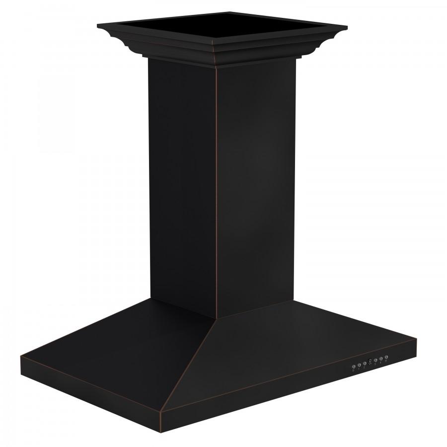 ZLINE 36" Designer Series Oil-Rubbed Bronze Island Range Hood, 8KL3iB-36