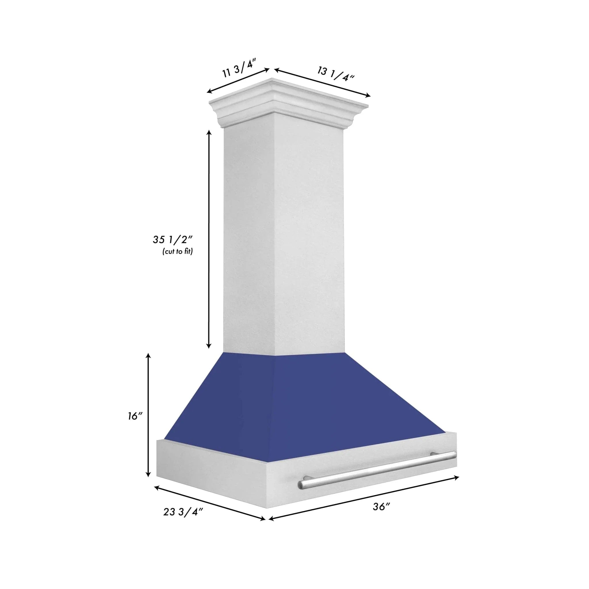 ZLINE 36" DuraSnow® Stainless Steel Range Hood 8654SNX-BM-36