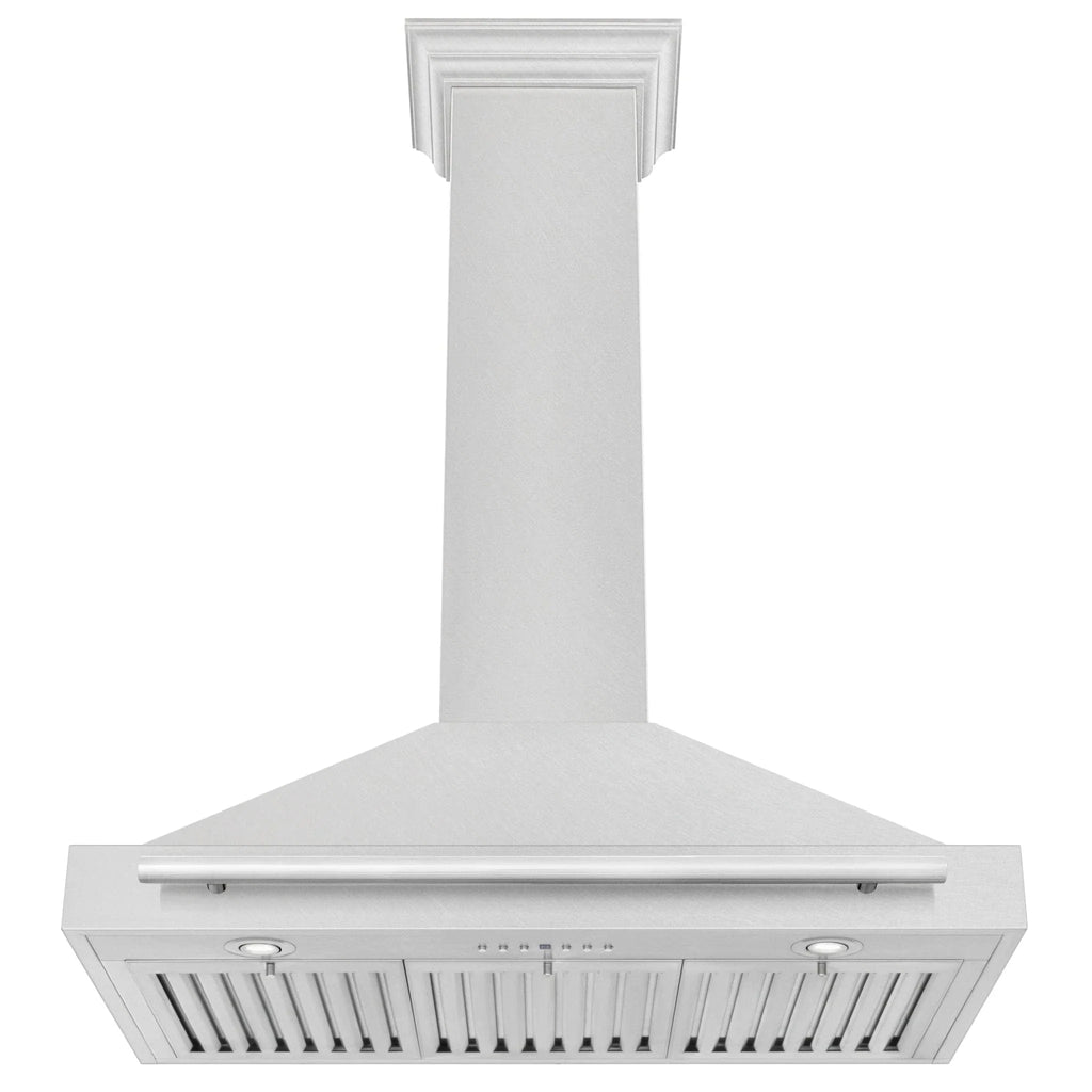 ZLINE 36" Fingerprint Resistant Stainless Steel Range Hood with Stainless Steel Handle KB4SNX-36