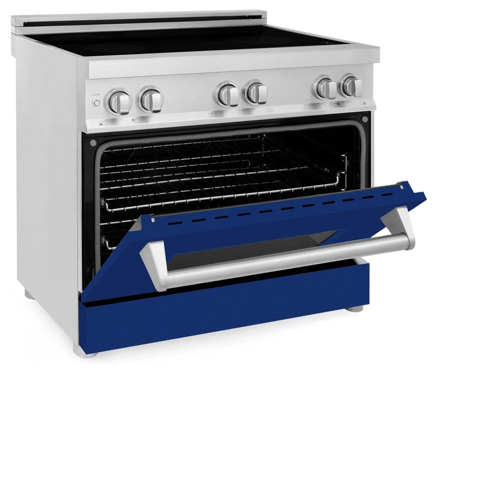 ZLINE 36" Induction Range in DuraSnow Stainless Steel RAIND-BG-36
