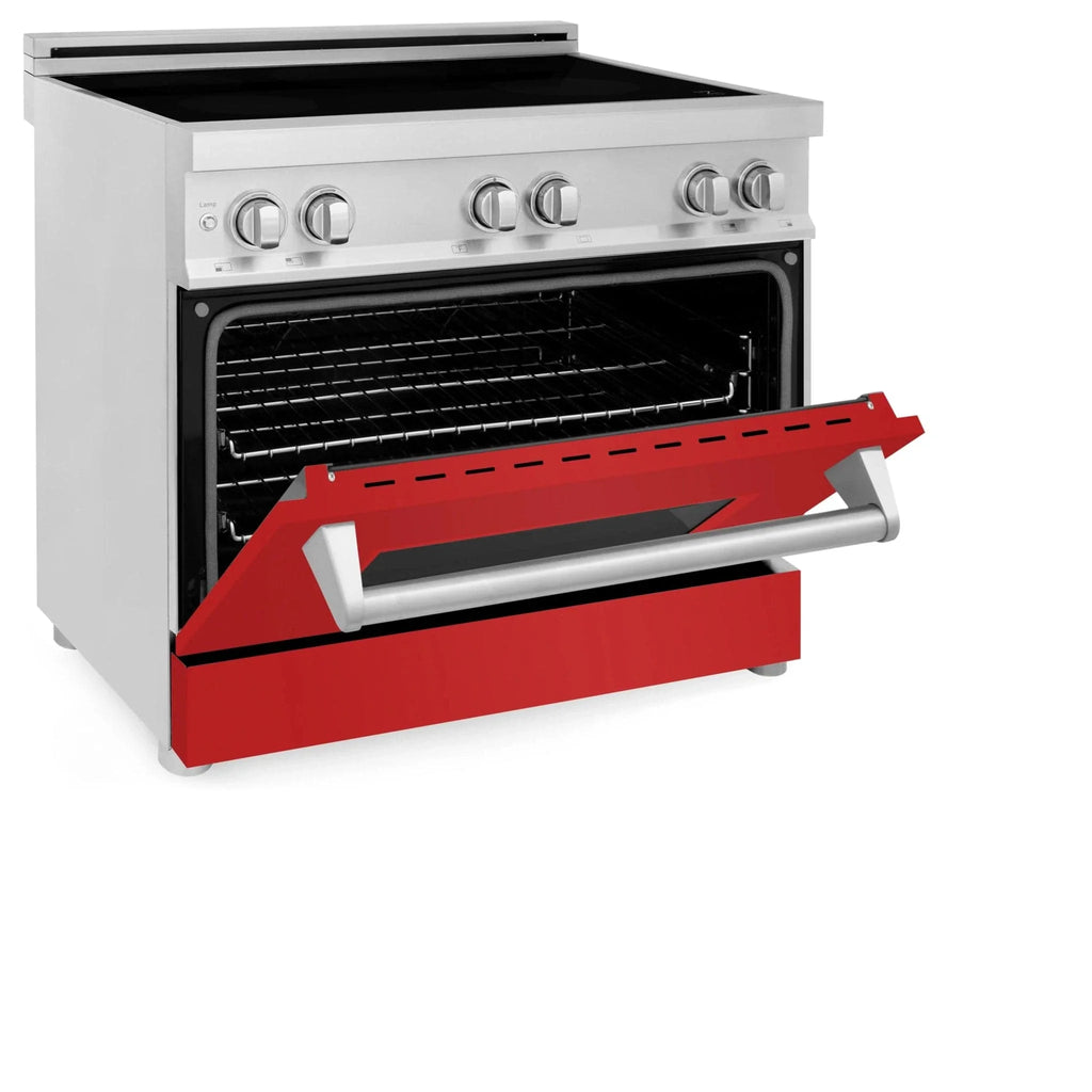 ZLINE 36" Induction Range in DuraSnow Stainless Steel RAIND-RM-36