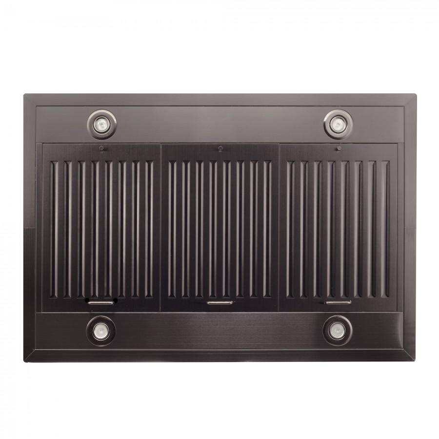 ZLINE 36" Island Range Hood in Black Stainless Steel, BSGL2iN-36