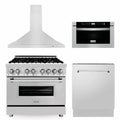 ZLINE 36 " Package Range RA36, Range Hood KB, Microwave MWD-1 , Dishwasher DWV-24,  4KP-RARH36-MWDWV