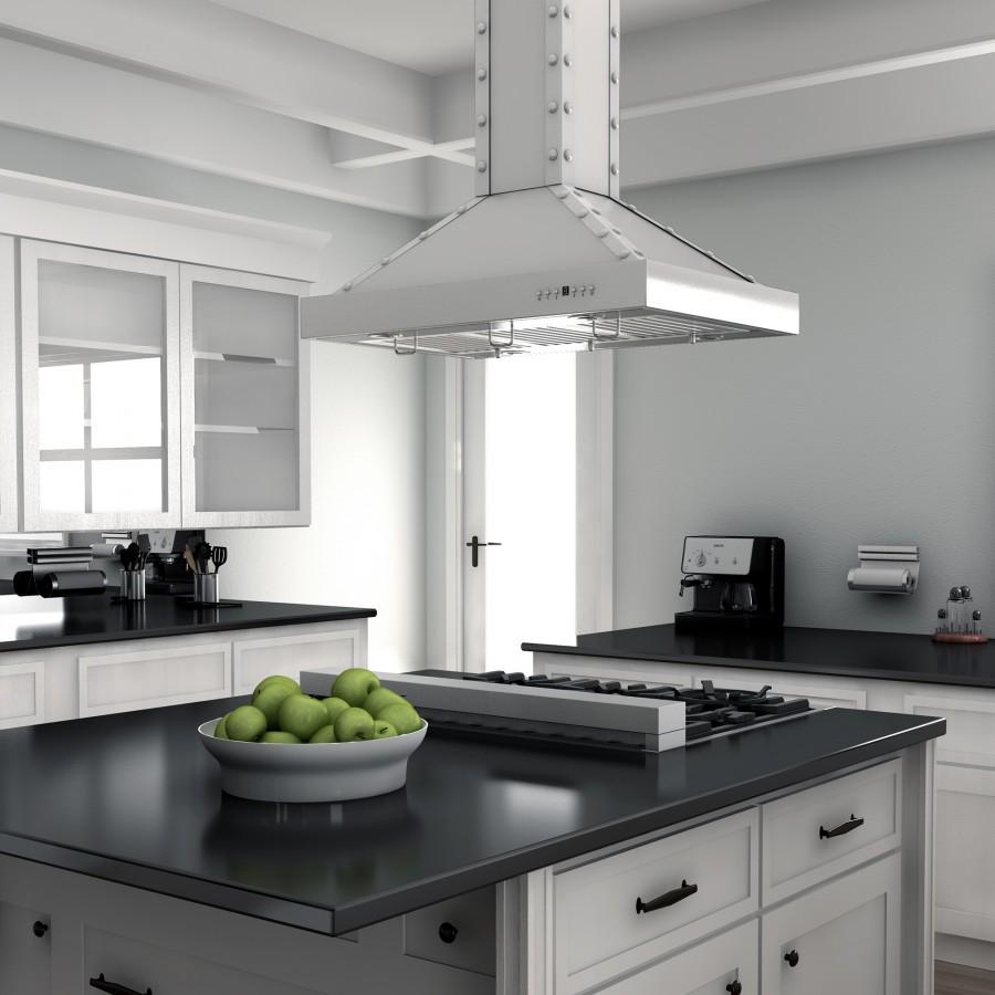 ZLINE 36" Porcelain Rangetop in Snow Stainless, RTS-36