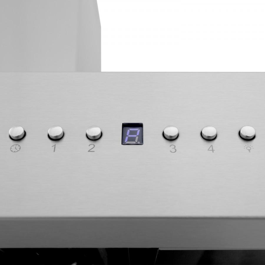 ZLINE 36" Professional Wall Range Hood, Built-in CrownSound® Bluetooth Speakers, 667CRN-BT-36