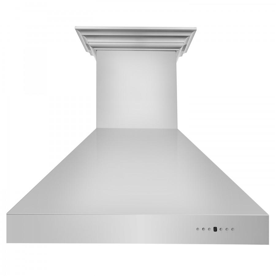 ZLINE 36" Professional Wall Range Hood, Built-in CrownSound® Bluetooth Speakers, 667CRN-BT-36