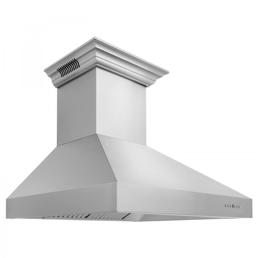 ZLINE 36" Professional Wall Range Hood, Built-in CrownSound® Bluetooth Speakers, 697CRN-BT-36