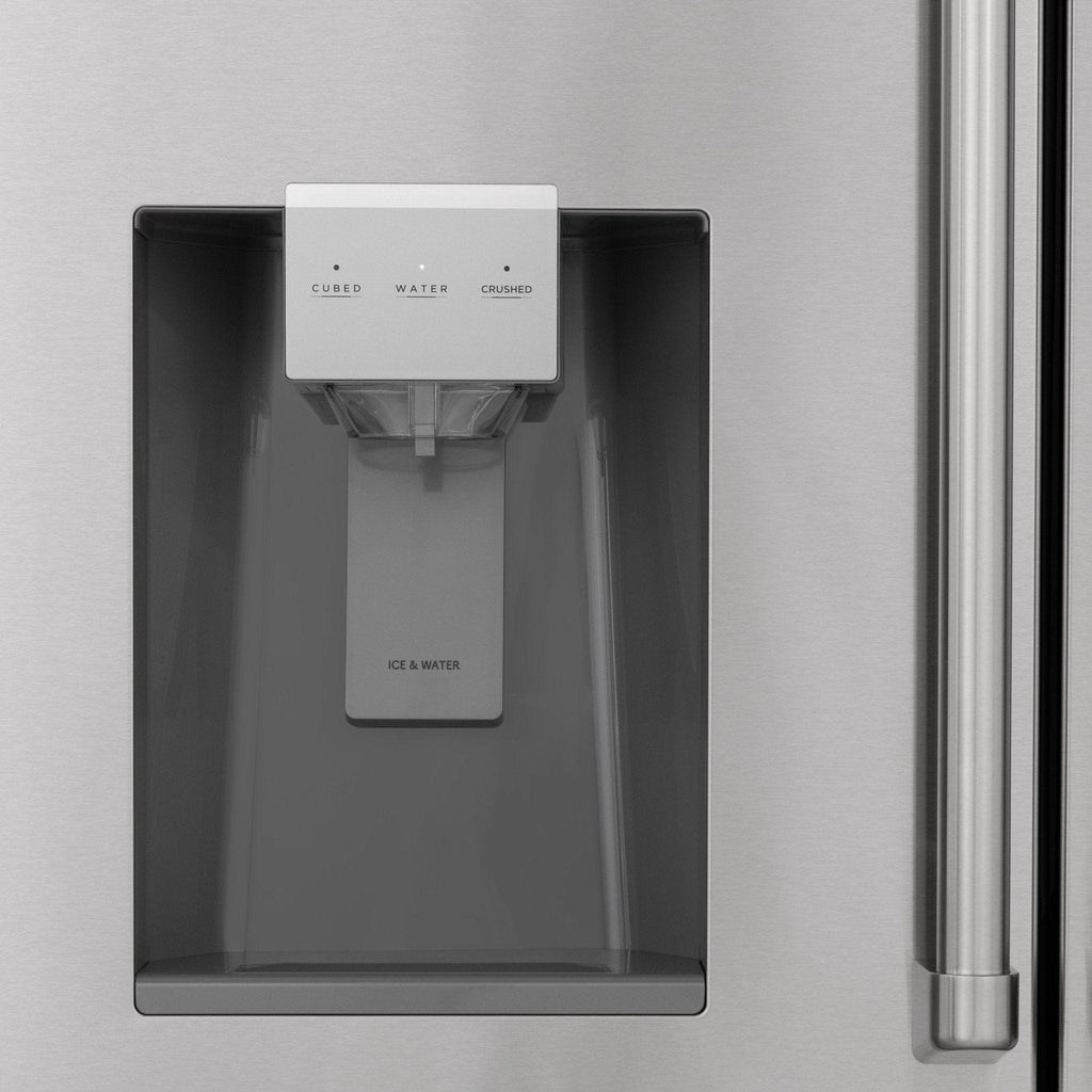 ZLINE 36" Refrigerator, Water, Ice Dispenser, Fingerprint Resistant, RFM-W-36