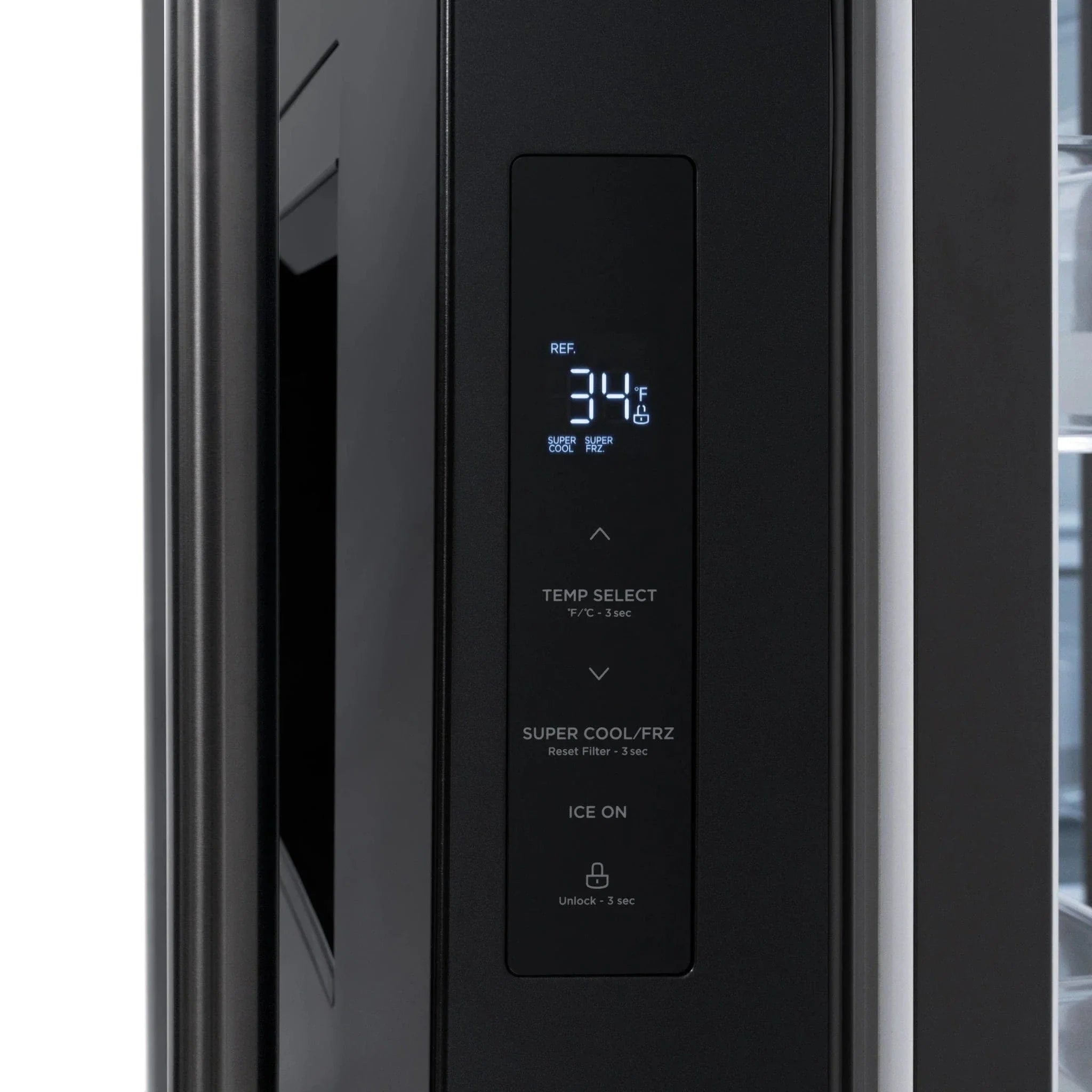 ZLINE 36" Refrigerator, Water, Ice Dispenser, Fingerprint Resistant, RSM-W-36-BS