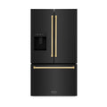 ZLINE 36" Refrigerator, Water, Ice Dispenser, Fingerprint Resistant, RSMZ-W-36-BS-G