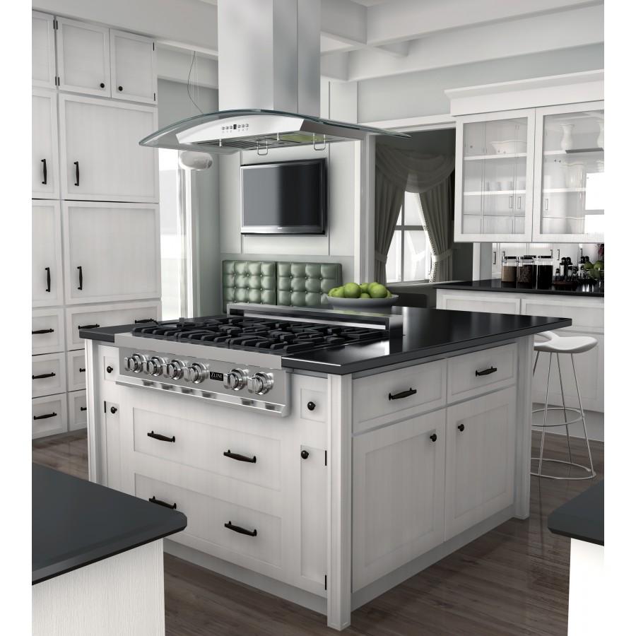 ZLINE 36" Stainless Steel Island Range Hood, GL5i-36