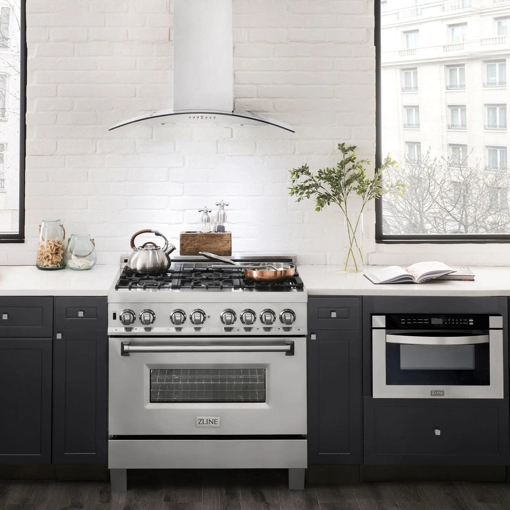 ZLINE 36" Stainless Steel Wall Range Hood KN4-36
