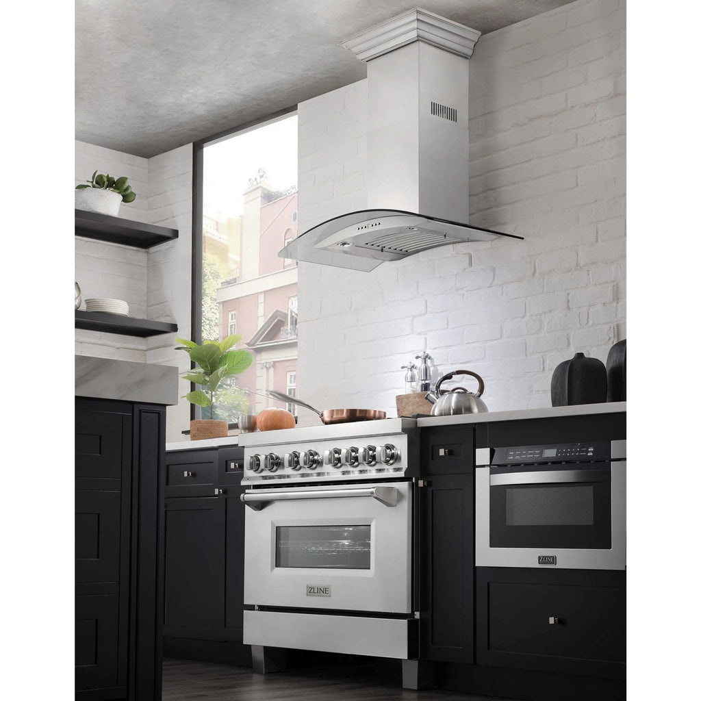 ZLINE 36" Stainless Steel Wall Range Hood KN4-36