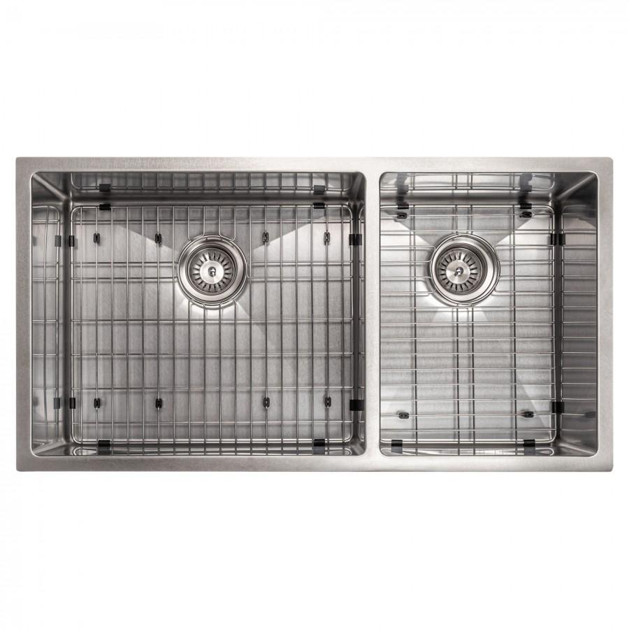 ZLINE 36" Undermount Double Bowl Sink Stainless Steel, SR60D-36S