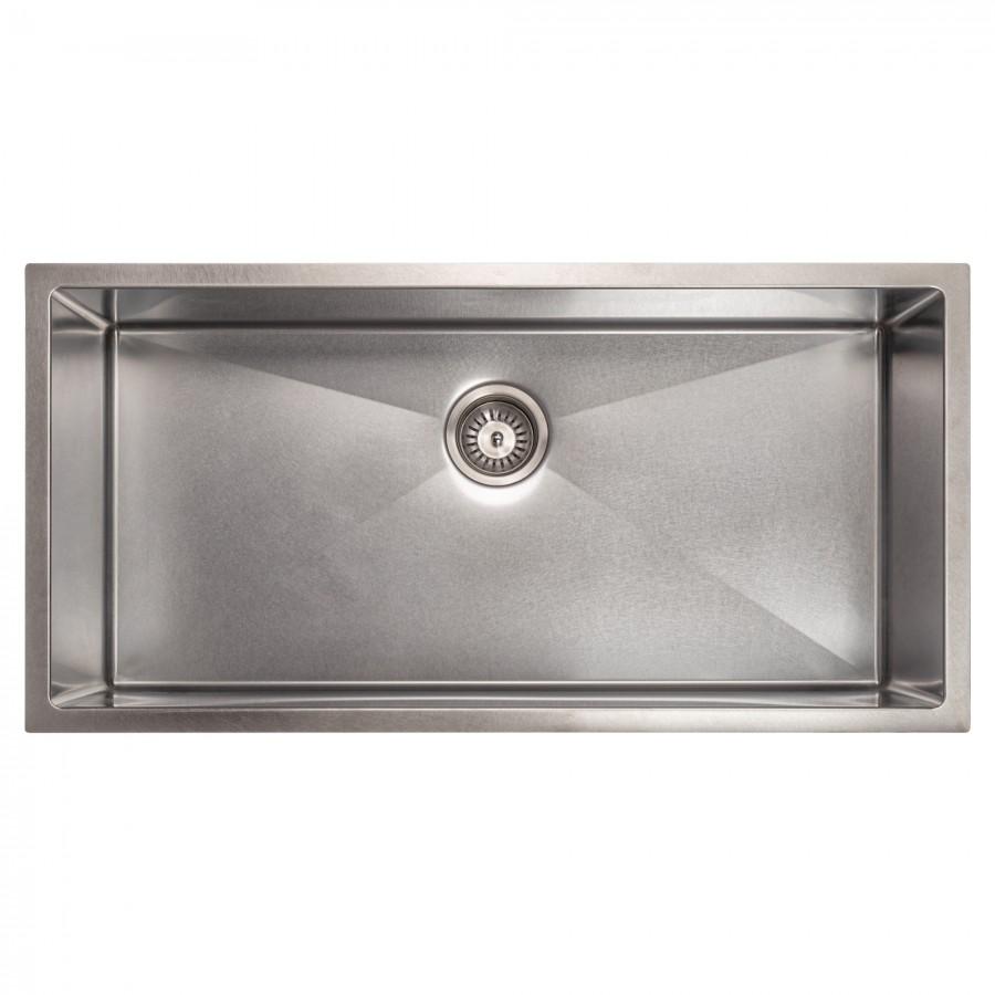 ZLINE 36" Undermount Single Bowl Sink DuraSnow Stainless Steel, SRS-36S