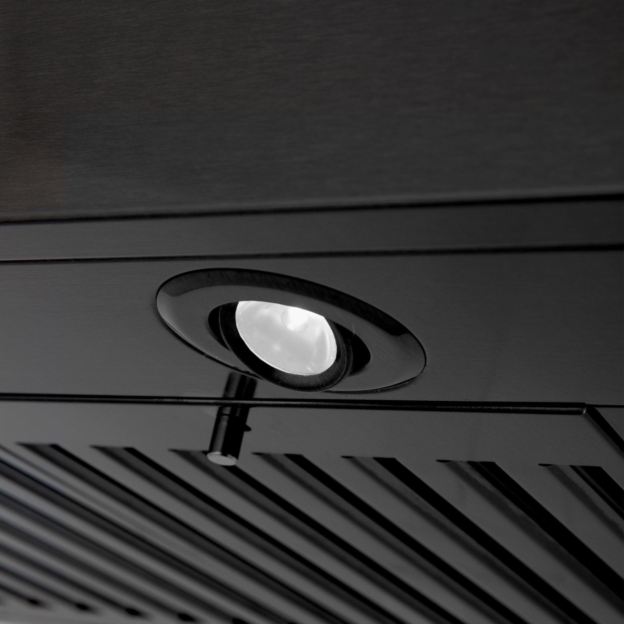 ZLINE 36" Wall Mount Range Hood, Black Stainless Steel, BSKENCRN-36