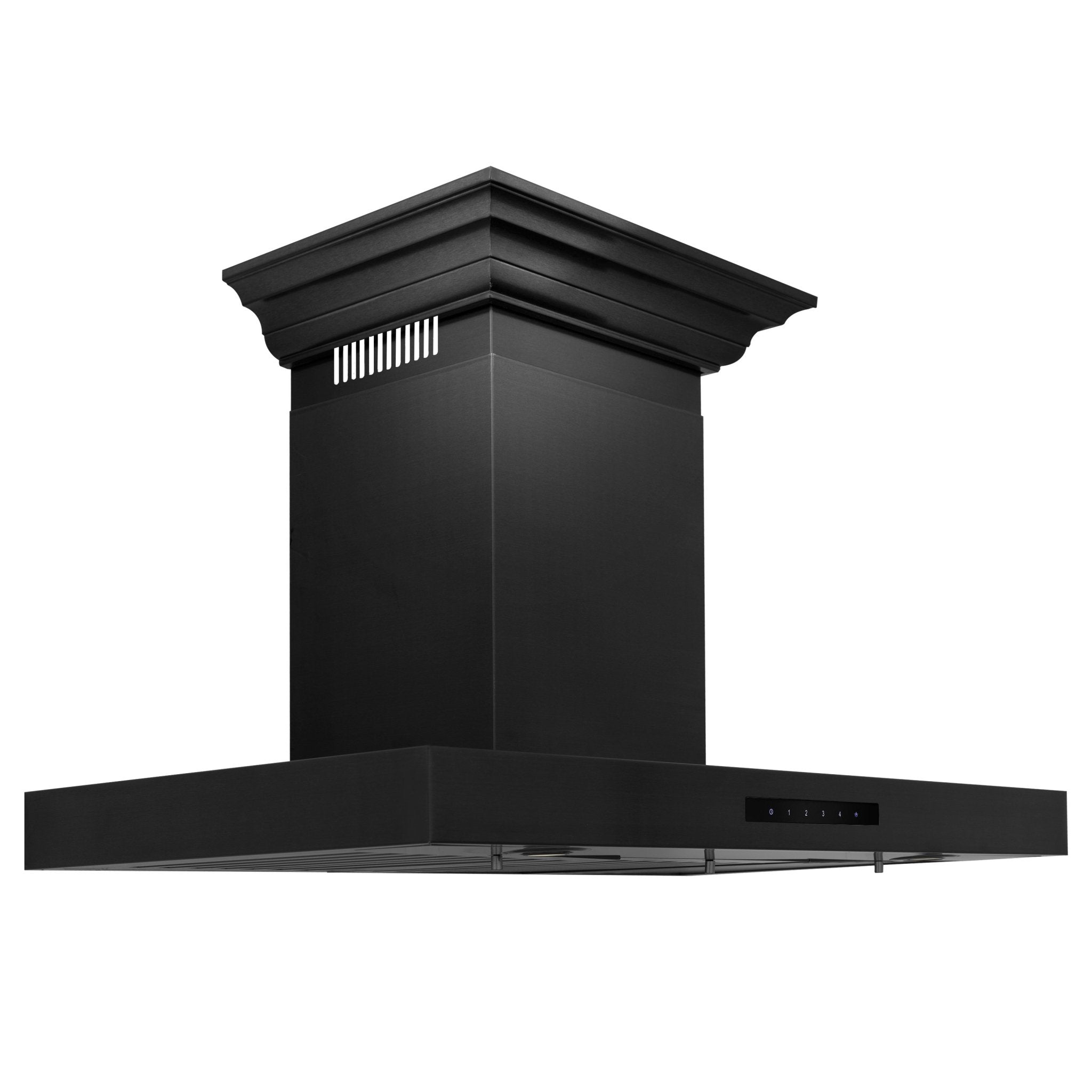 ZLINE 36" Wall Mount Range Hood, Black Stainless Steel, BSKENCRN-36
