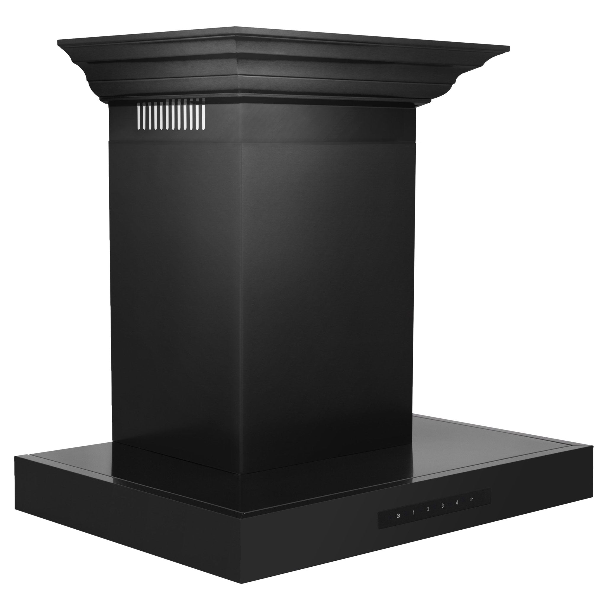 ZLINE 36" Wall Mount Range Hood, Black Stainless Steel, BSKENCRN-36