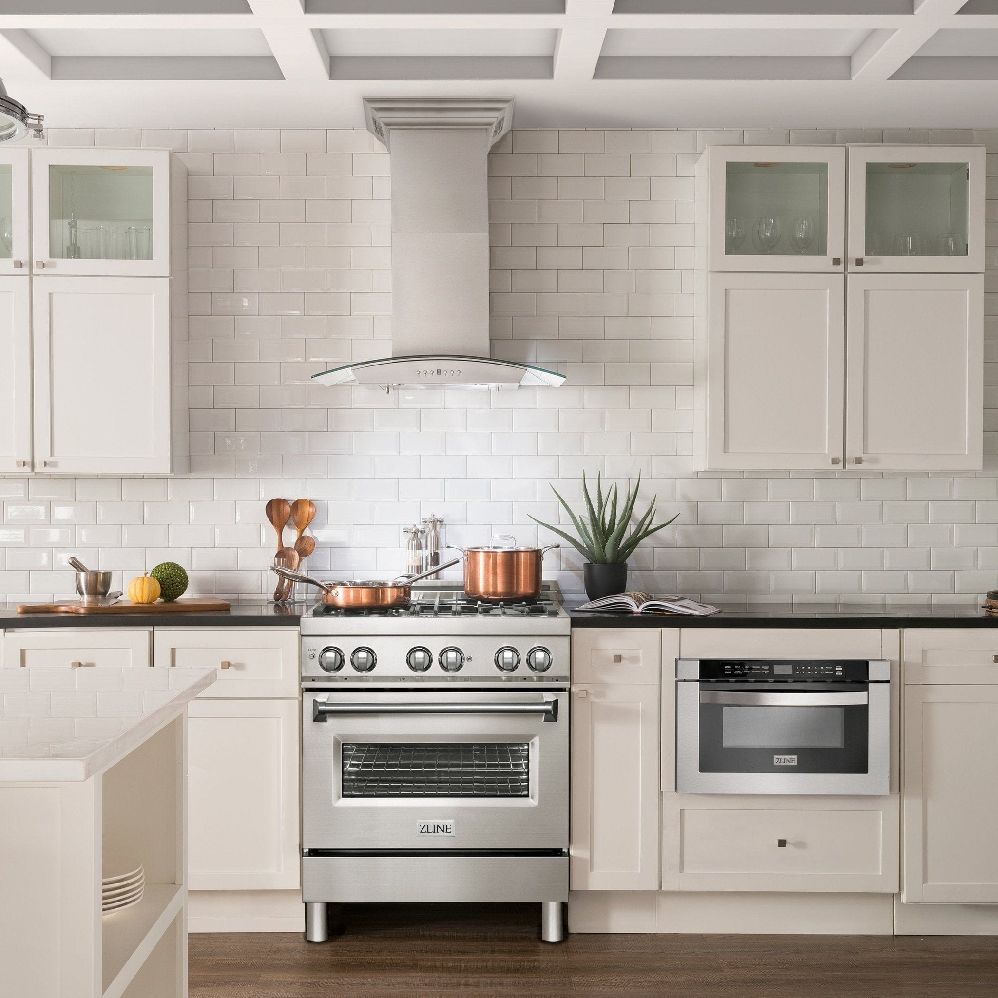 ZLINE 36" Wall Mount Range Hood, Bluetooth Speakers, KN4CRN-BT-36