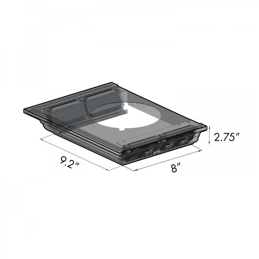 ZLINE 36" Wall Range Hood, Built-in CrownSound® Bluetooth Speakers, KBCRN-BT-36