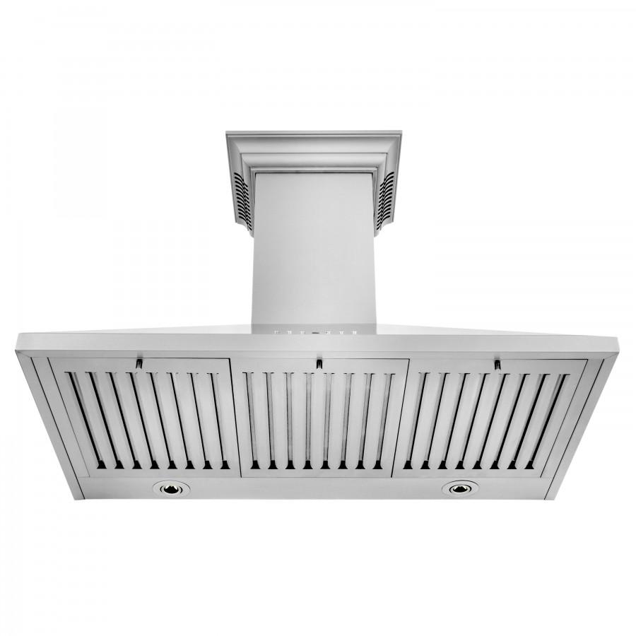 ZLINE 36" Wall Range Hood, Built-in CrownSound® Bluetooth Speakers, KL2CRN-BT-36