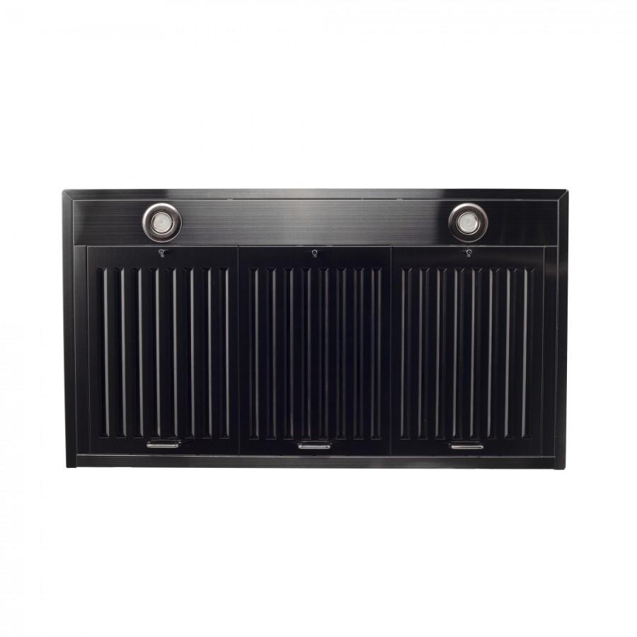ZLINE 36" Wall Range Hood in Black Stainless Steel, BSKBN-36