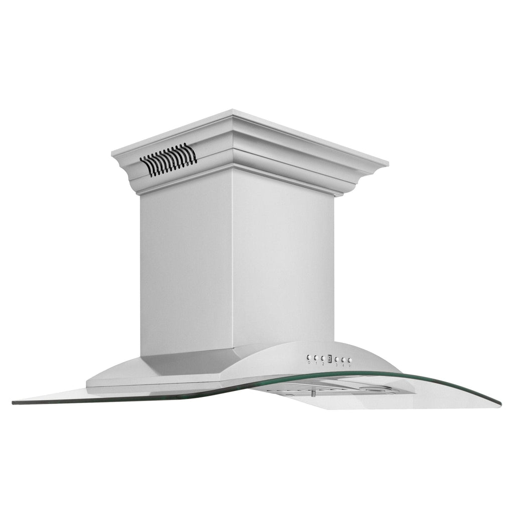 ZLINE 36" Wall Range Hood, Stainless, Bluetooth Speakers, KNCRN-BT-36