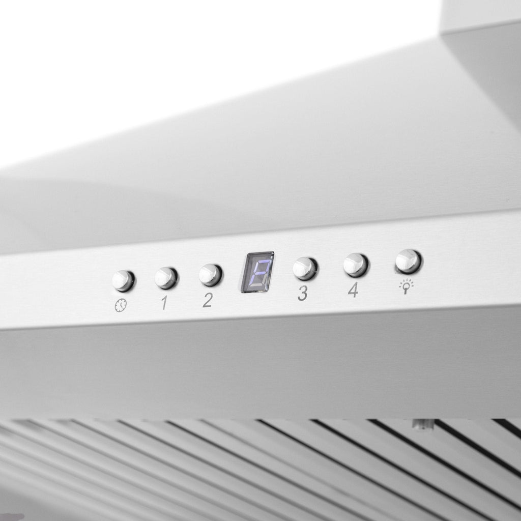 ZLINE 36" Wall Range Hood, Stainless, CrownSound Speakers, KF1CRN-BT-36