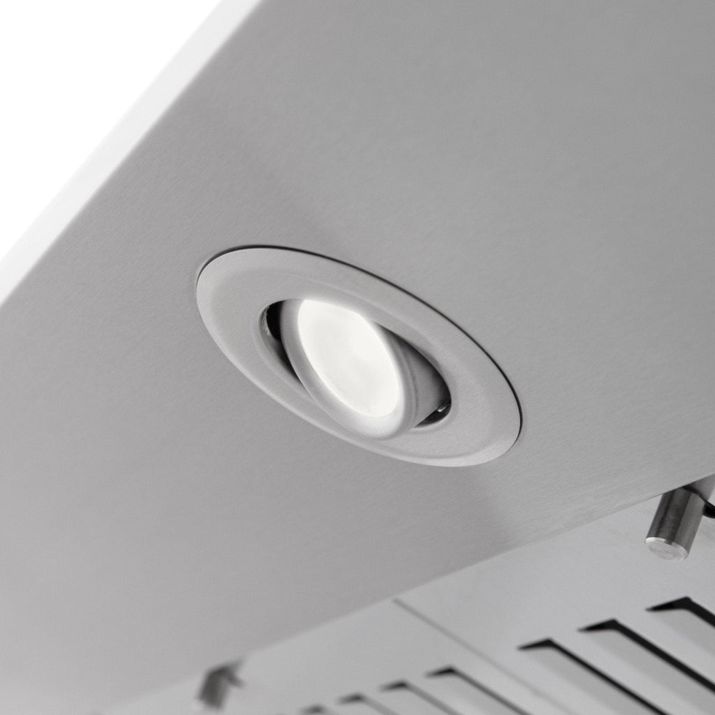 ZLINE 36" Wall RangeHood, Stainless, CrownSound Speakers, KF2CRN-BT-36